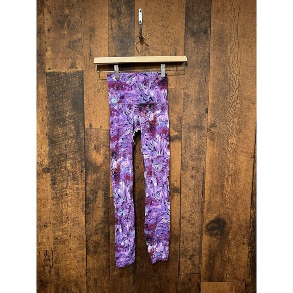 Lululemon Align High-Rise Pant 25" Iridescent Floral Multi Size 0 EUC - Picture 2 of 6
